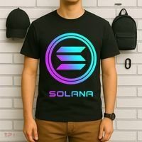 Solana Crypto Sol Coin Blockchain Decentralized Application T-Shirt thumb 6