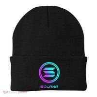 Solana Crypto Sol Coin Blockchain Decentralized Application Beanie thumb 0