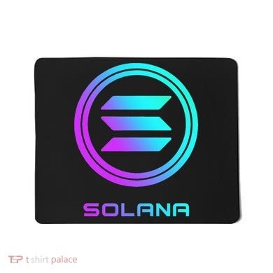 Solana Crypto Sol Coin Blockchain Decentralized Application Mousepad