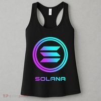 Solana Crypto Sol Coin Blockchain Decentralized Application Women's Tank Top thumb 3