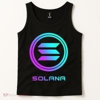 Solana Crypto Sol Coin Blockchain Decentralized Application Tank Top thumb 2