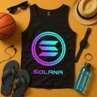 Solana Crypto Sol Coin Blockchain Decentralized Application Tank Top thumb 4