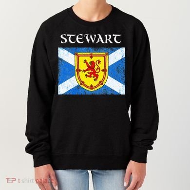 Stewart Clan Scottish Name Scotland Flag Women's Sweatshirt