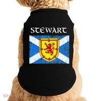 Stewart Clan Scottish Name Scotland Flag Doggie Tank thumb 0
