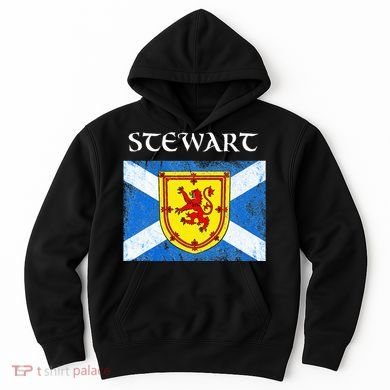 Stewart Clan Scottish Name Scotland Flag Hoodie