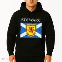 Stewart Clan Scottish Name Scotland Flag Hoodie thumb 2