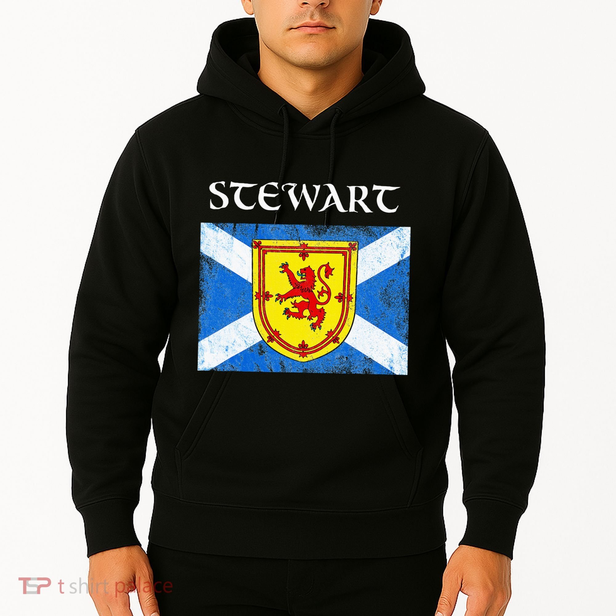 Stewart Clan Scottish Name Scotland Flag Hoodie