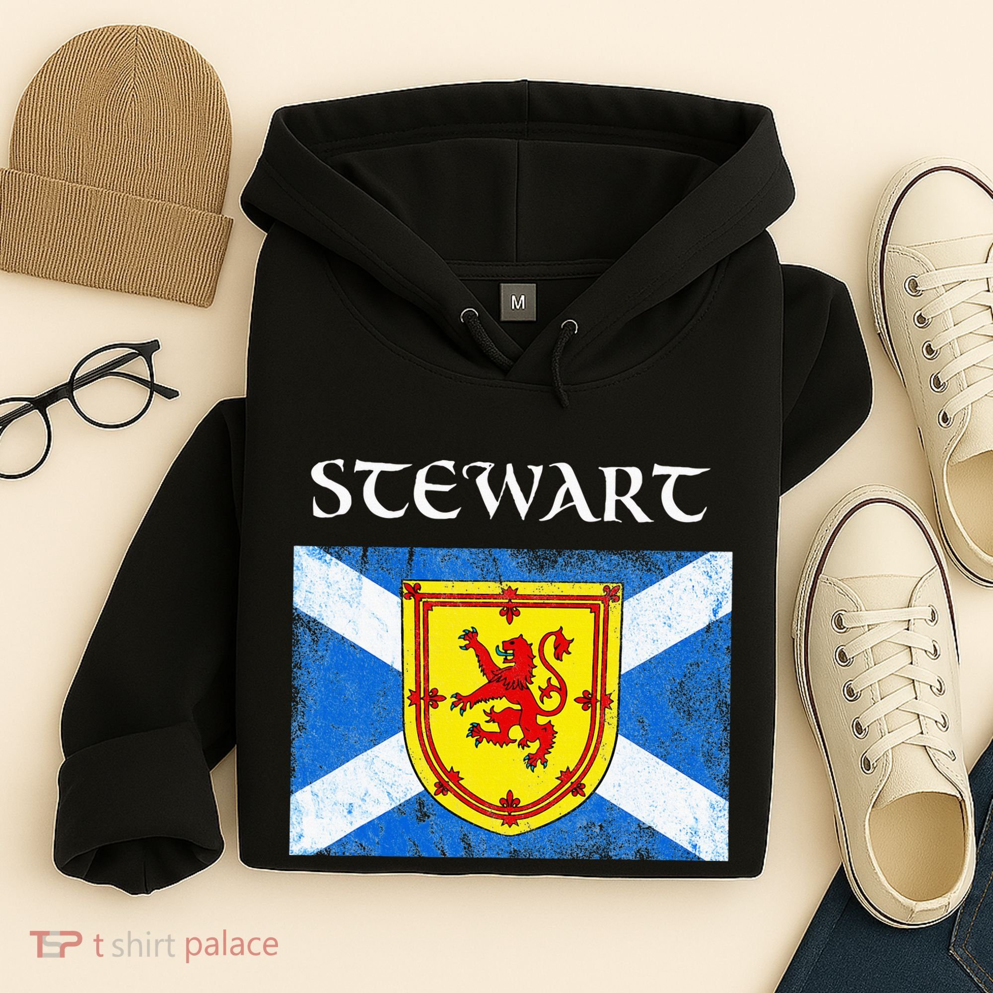 Stewart Clan Scottish Name Scotland Flag Hoodie