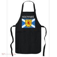 Stewart Clan Scottish Name Scotland Flag Apron thumb 0
