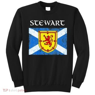 Stewart Clan Scottish Name Scotland Flag Sweatshirt