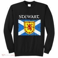 Stewart Clan Scottish Name Scotland Flag Sweatshirt thumb 0