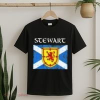 Stewart Clan Scottish Name Scotland Flag T-Shirt thumb 2