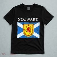 Stewart Clan Scottish Name Scotland Flag T-Shirt thumb 5