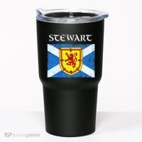 Stewart Clan Scottish Name Scotland Flag Tumbler thumb 0