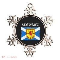 Stewart Clan Scottish Name Scotland Flag Ornament thumb 0