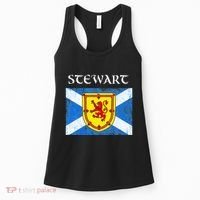 Stewart Clan Scottish Name Scotland Flag Women's Tank Top thumb 0