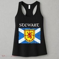 Stewart Clan Scottish Name Scotland Flag Women's Tank Top thumb 3