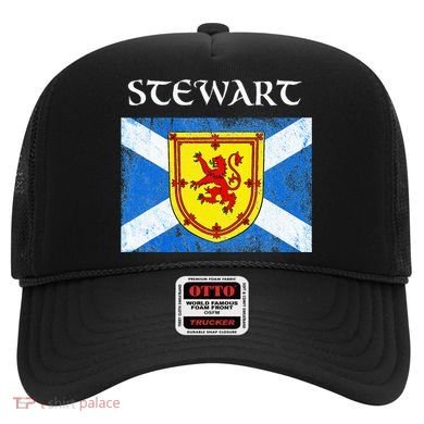 Stewart Clan Scottish Name Scotland Flag Hat