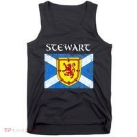 Stewart Clan Scottish Name Scotland Flag Tank Top thumb 0