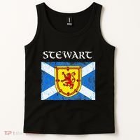 Stewart Clan Scottish Name Scotland Flag Tank Top thumb 2