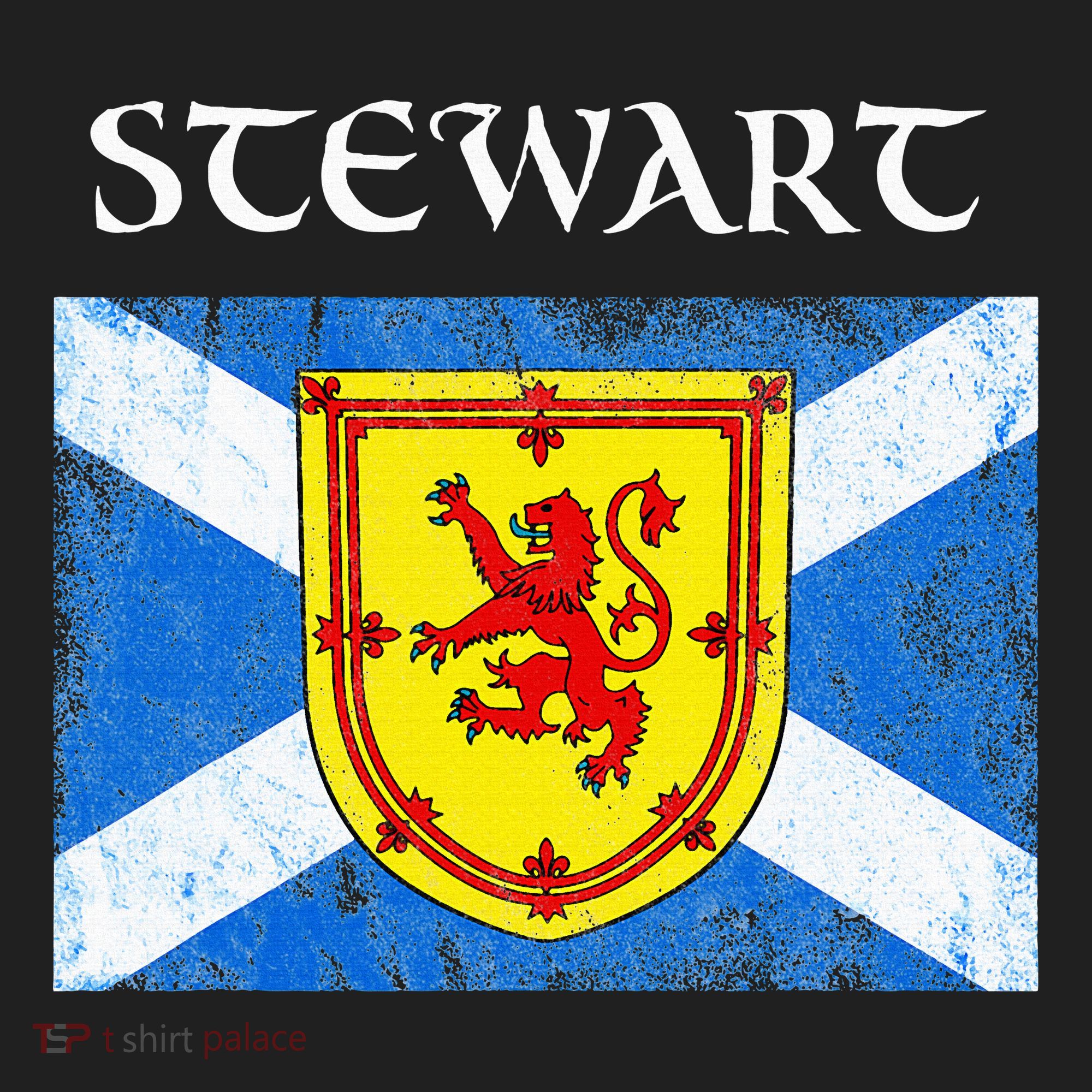 Stewart Clan Scottish Name Scotland Flag Golf Towel