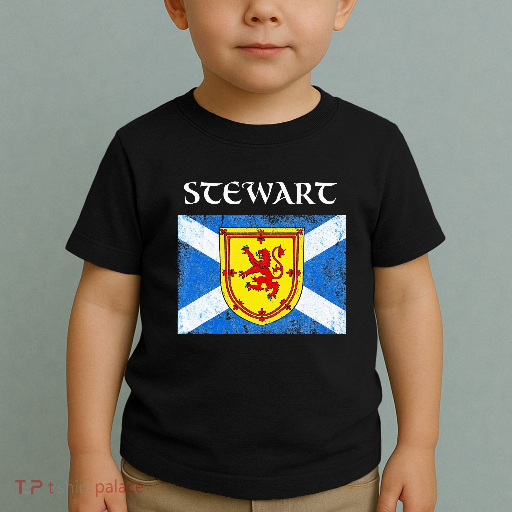 Stewart Clan Scottish Name Scotland Flag Toddler T-Shirt