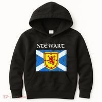 Stewart Clan Scottish Name Scotland Flag Kids Hoodie thumb 0