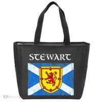 Stewart Clan Scottish Name Scotland Flag Tote Bag thumb 0