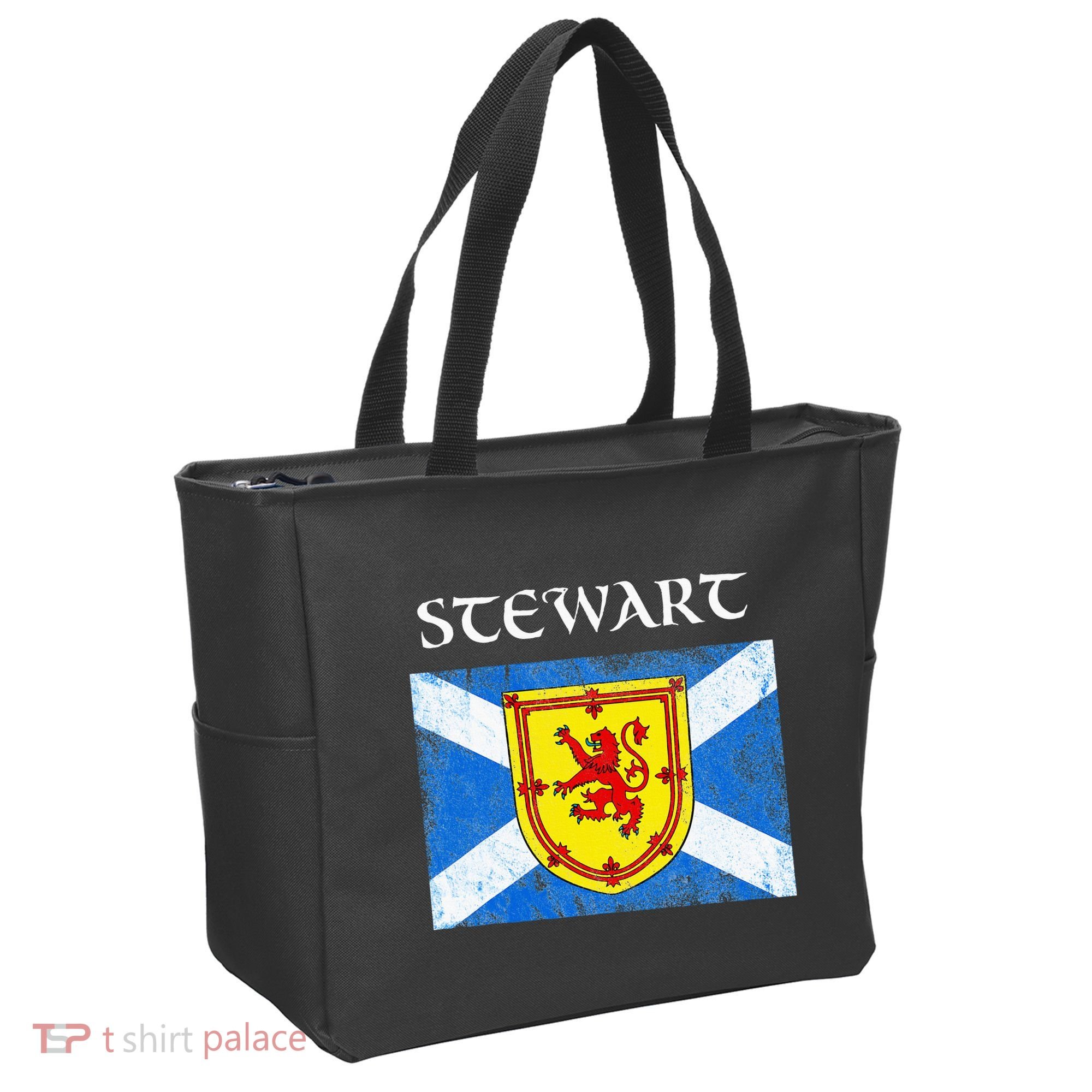 Stewart Clan Scottish Name Scotland Flag Tote Bag