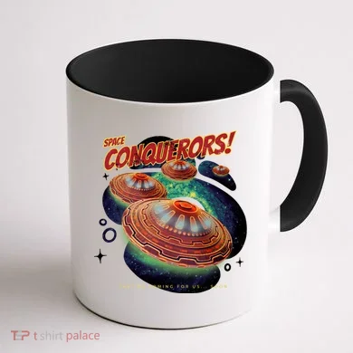 Space Conquerors Coffee Mug back