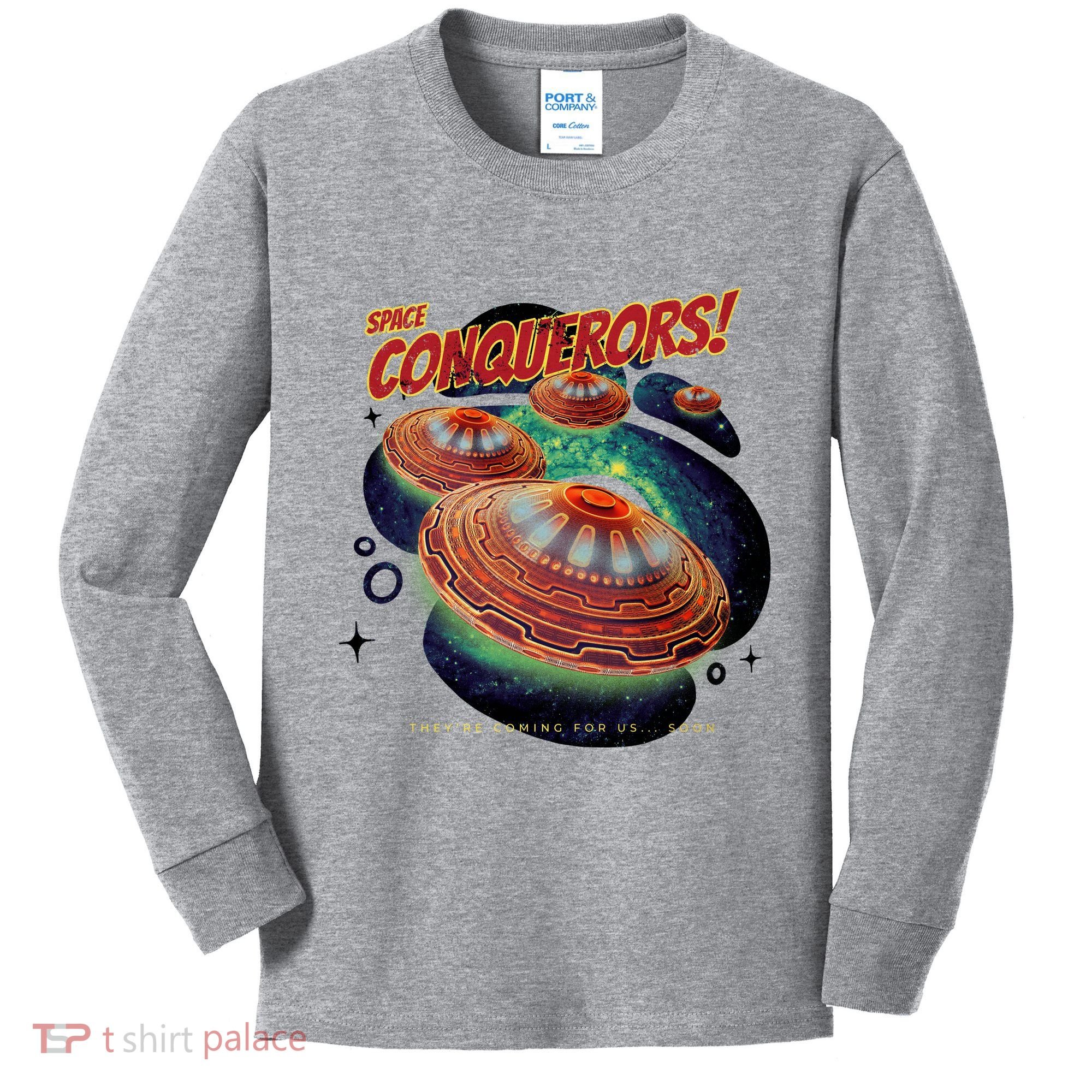 Space Conquerors Kids Long Sleeve Shirt