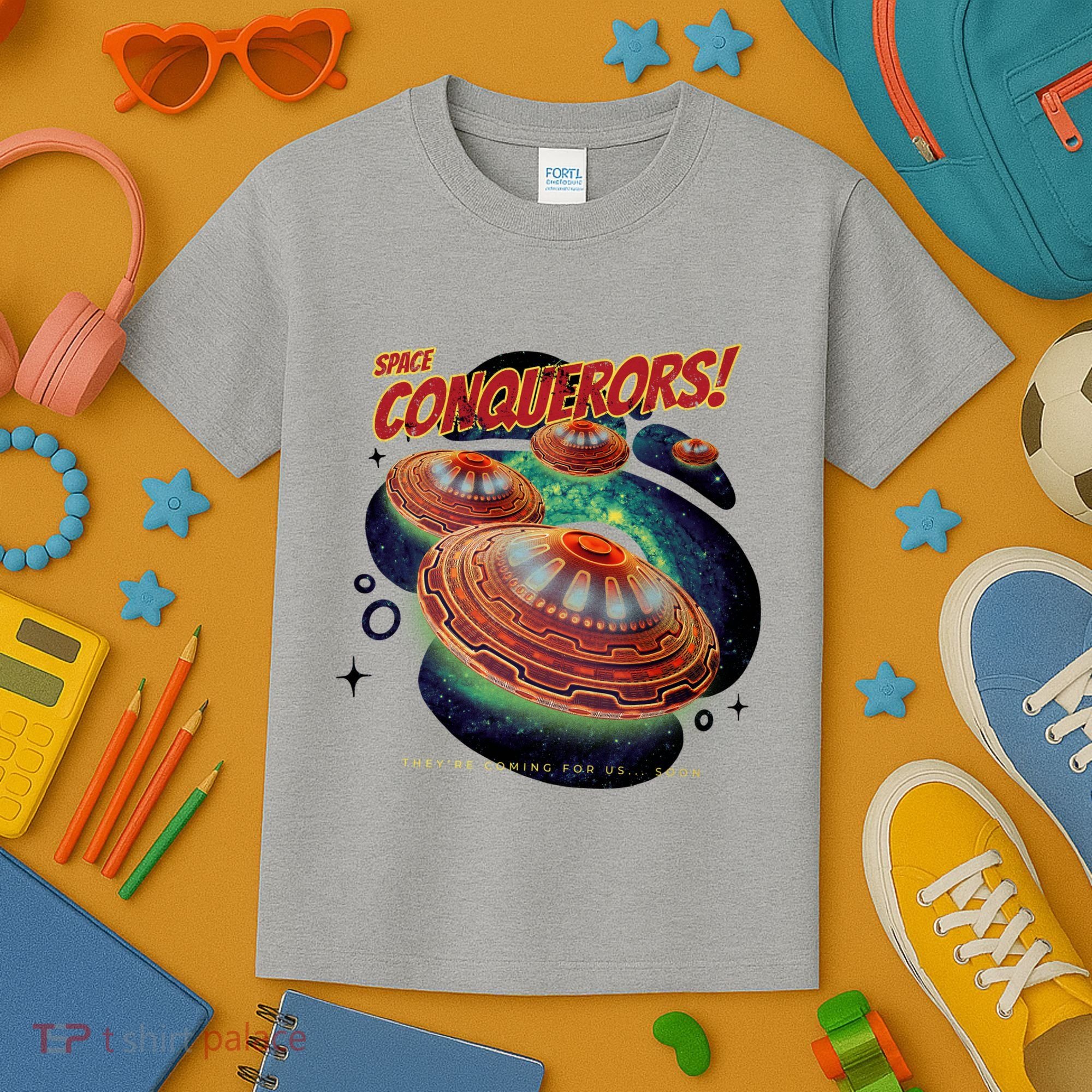 Space Conquerors Kids T-Shirt