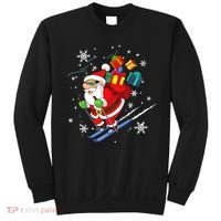 Santa Claus Skiing Christmas Merry Xmas Ski Sport Lovers Sweatshirt thumb 0
