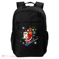 Santa Claus Skiing Christmas Merry Xmas Ski Sport Lovers Backpack thumb 0