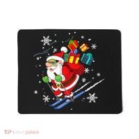 Santa Claus Skiing Christmas Merry Xmas Ski Sport Lovers Mousepad thumb 0