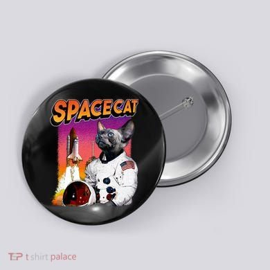 Space Cat Button