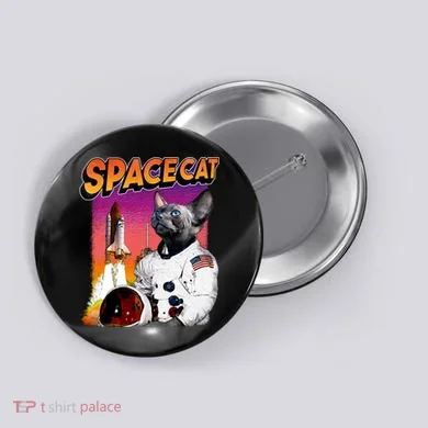Space Cat Button