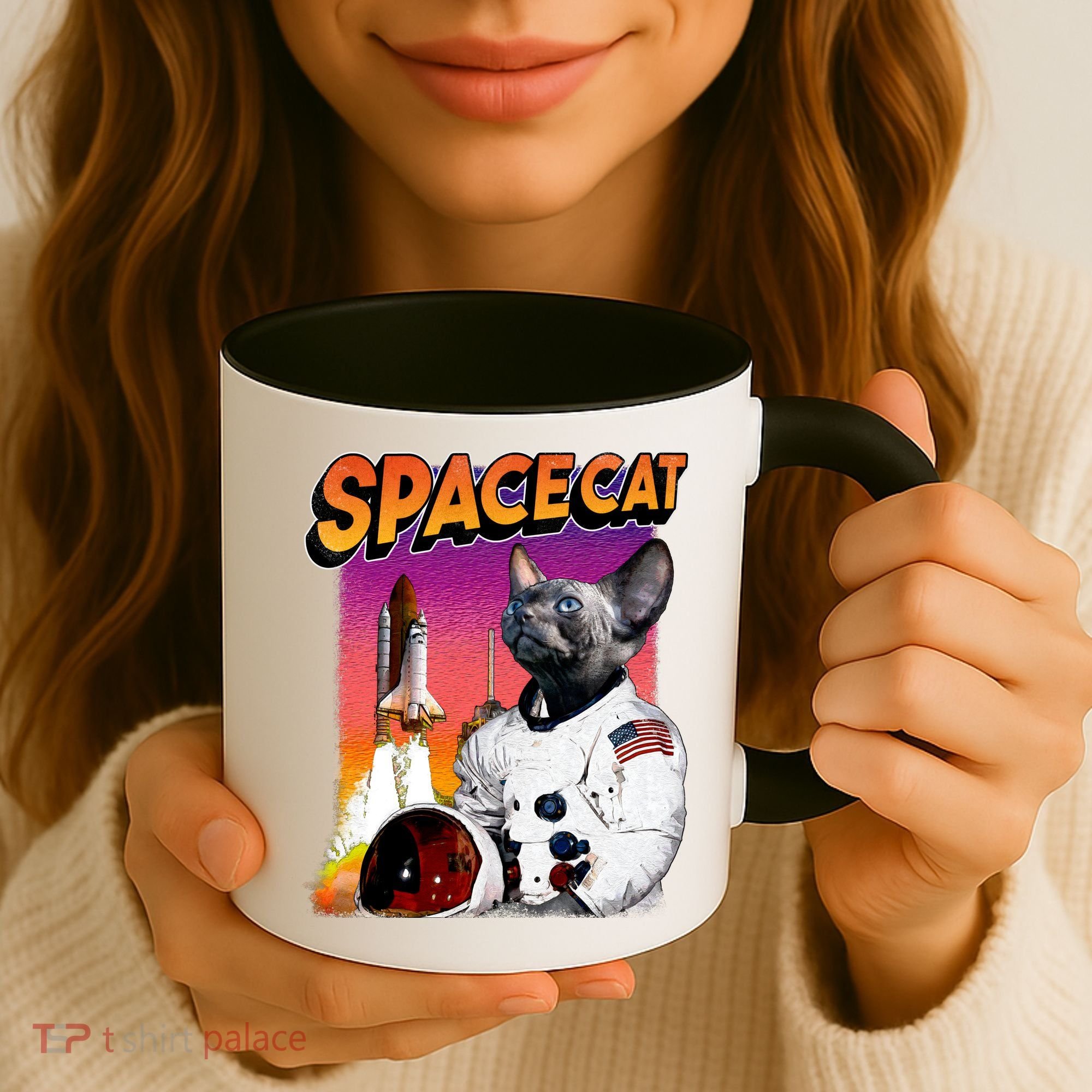 Space Cat Coffee Mug