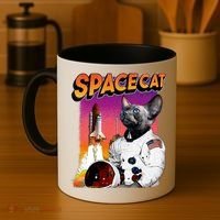 Space Cat Coffee Mug thumb 4