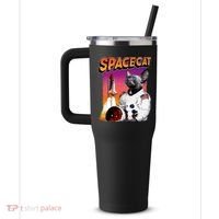 Space Cat 40oz Vacuum Insulated Stainless Steel Travel Tumbler thumb 2