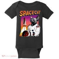 Space Cat Baby Bodysuit thumb 0