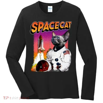 Space Cat Women's Long Sleeve Shirt