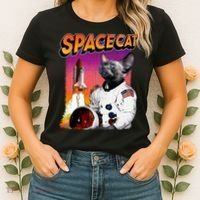 Space Cat Women's T-Shirt thumb 2