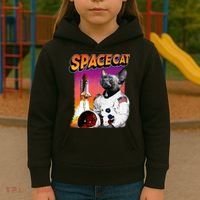 Space Cat Kids Hoodie thumb 3