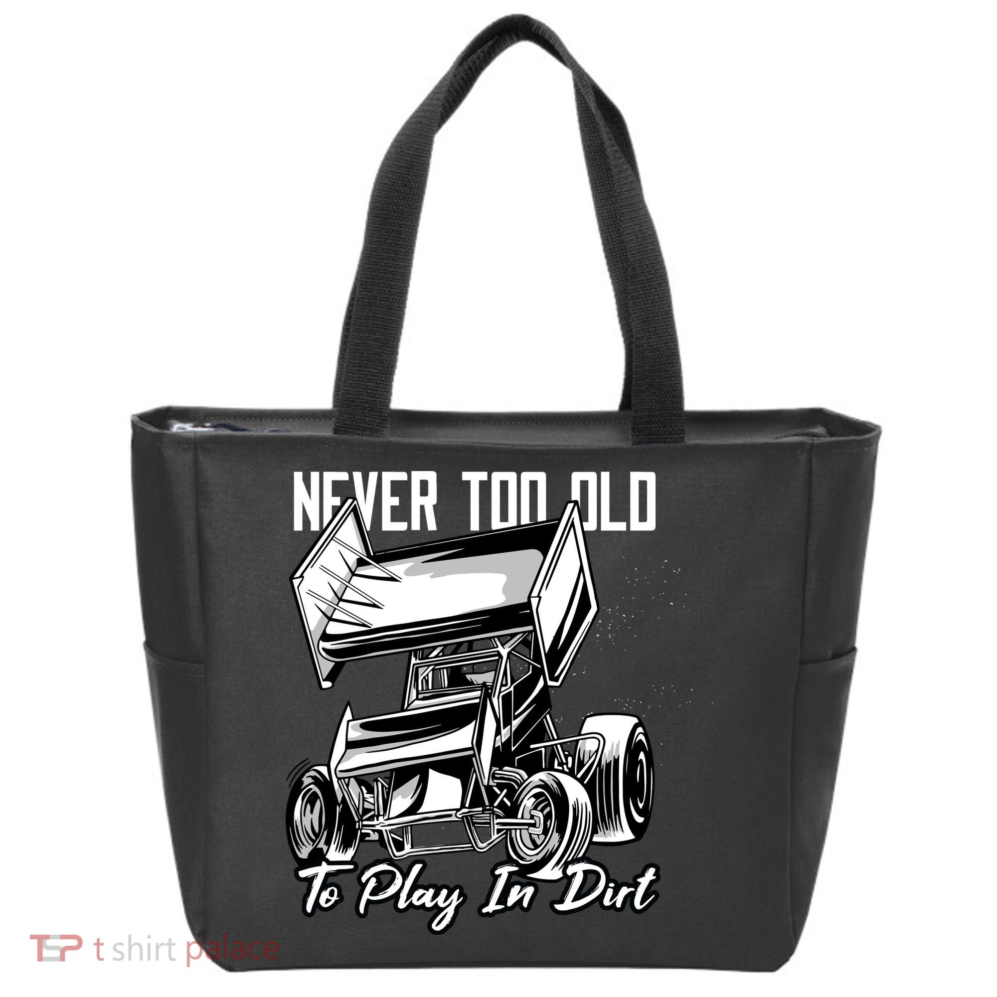 Sprint Car Tote Bag