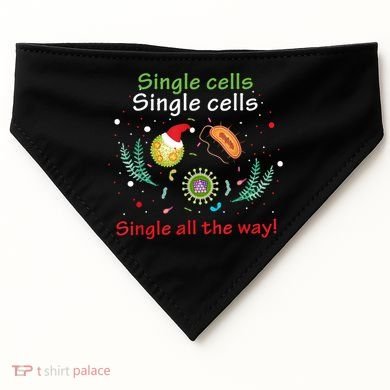 Single Cells Single Cells Science Biology Christmas USA-Made Doggie Bandana