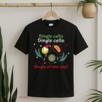 Single Cells Single Cells Science Biology Christmas T-Shirt thumb 2