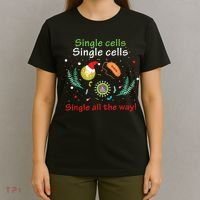Single Cells Single Cells Science Biology Christmas T-Shirt thumb 4