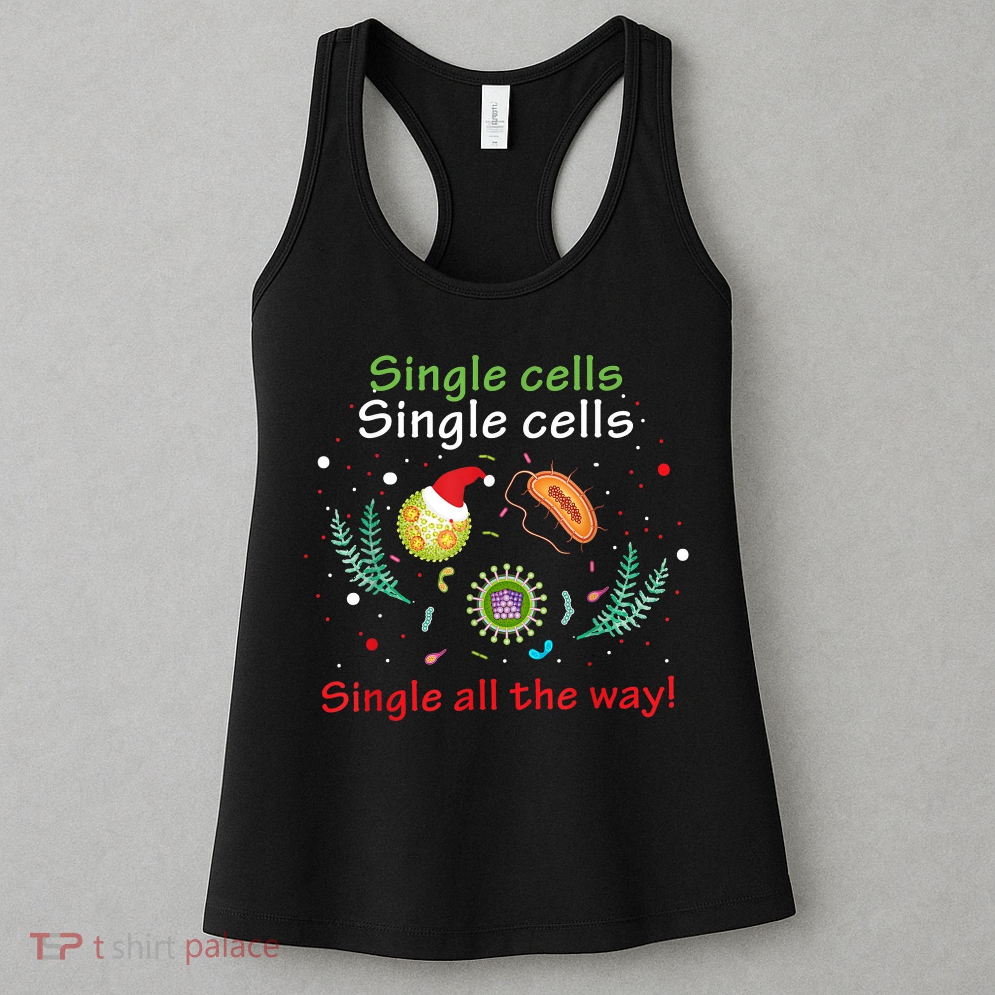 Single Cells Single Cells Science Biology Christmas Women's Tank Top