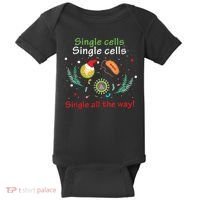 Single Cells Single Cells Science Biology Christmas Baby Bodysuit thumb 0